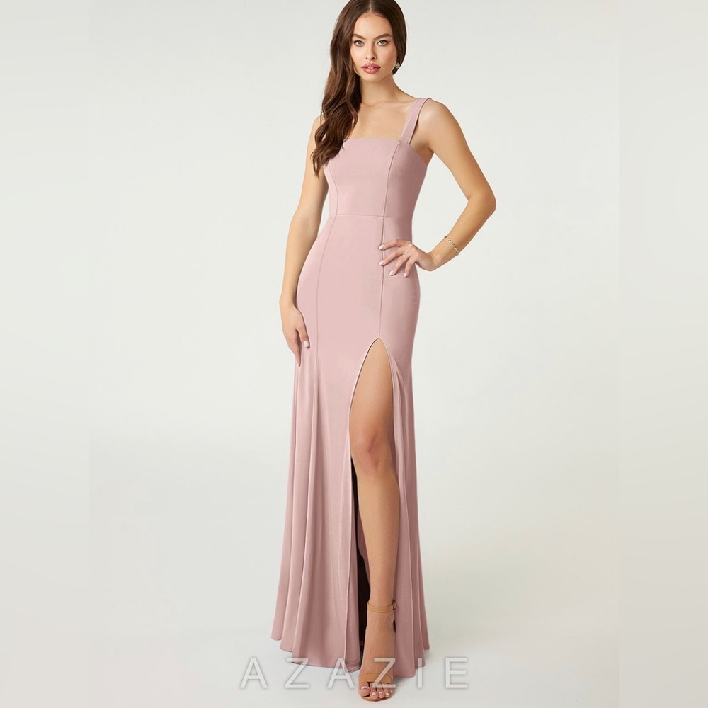 Azazie Alara Bridesmaid Dress Dusty Rose